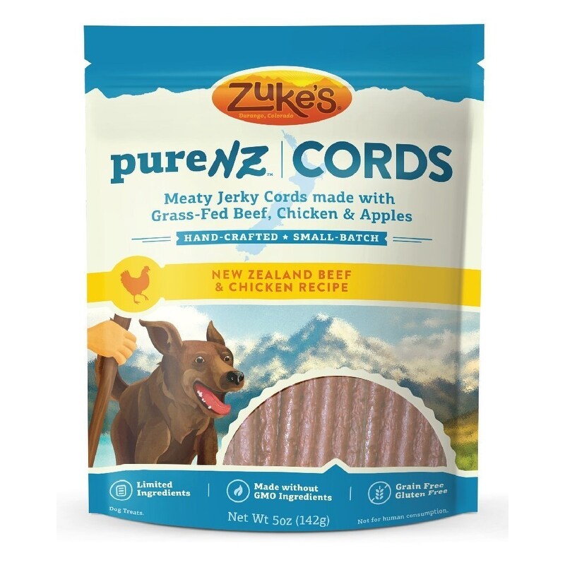 Shop Zukes Purenz Cords New Zealand Beef With Chicken Jerky 5oz Overstock 20649936