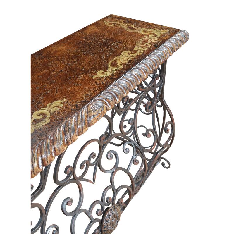 Peruvian Forged Iron Console