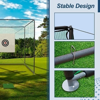 10X10X10FT Golf Practice Net Cage