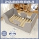 preview thumbnail 12 of 22, Toddler Floor Bed with Removable Guard Rails for Kids Aged 1-6 Years