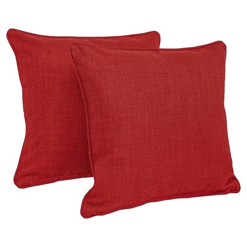 Blazing Needles Delaney Indoor/Outdoor Throw Pillow Set (Set of 4)