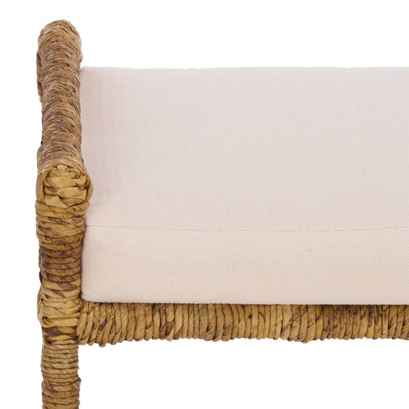 SAFAVIEH Home Iveliz Ottoman with Cushion