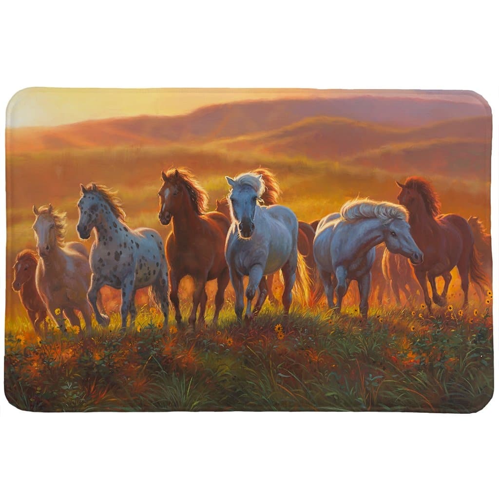 Prairie Thunder Memory Foam Rug