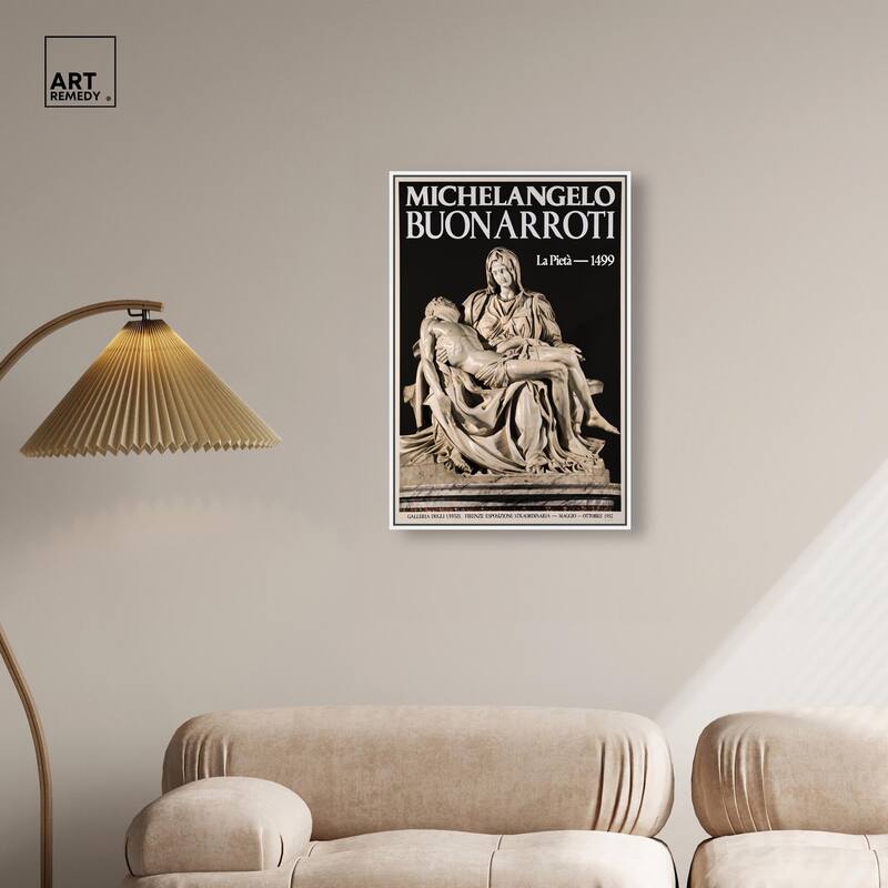 Marble Lamentation Canvas by Art Remedy
