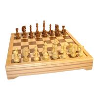 Traditional Russian Sheesham Chest Set W/ Storage Chest - Multicolored - 2 X 18 X 18 inches