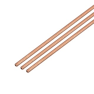 2 Tubes Cuivre Rond 5mm Diamètre Extérieur X 3mm Intérieur X 500mm - Neufs, Décoration Ou Bricolage