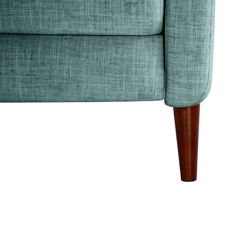 Aurora Comfy Manual Recliner with Wood Base