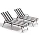 Option Chair-Brown&Cushion-BlackWhite