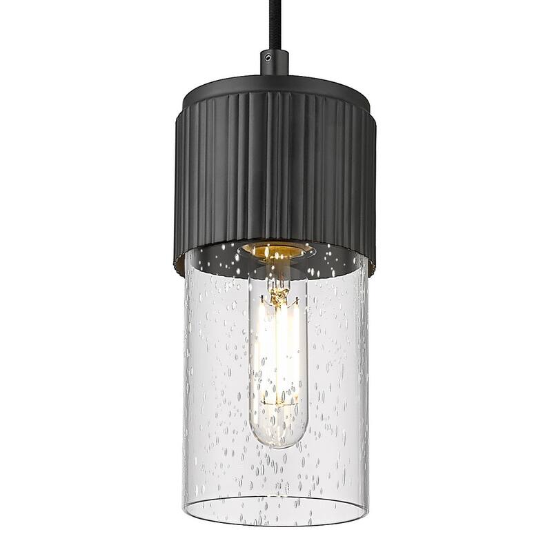 Innovations Lighting 428-1P-G428-7SDY Bolivar 7" Tall Mini Pendant - Matte Black