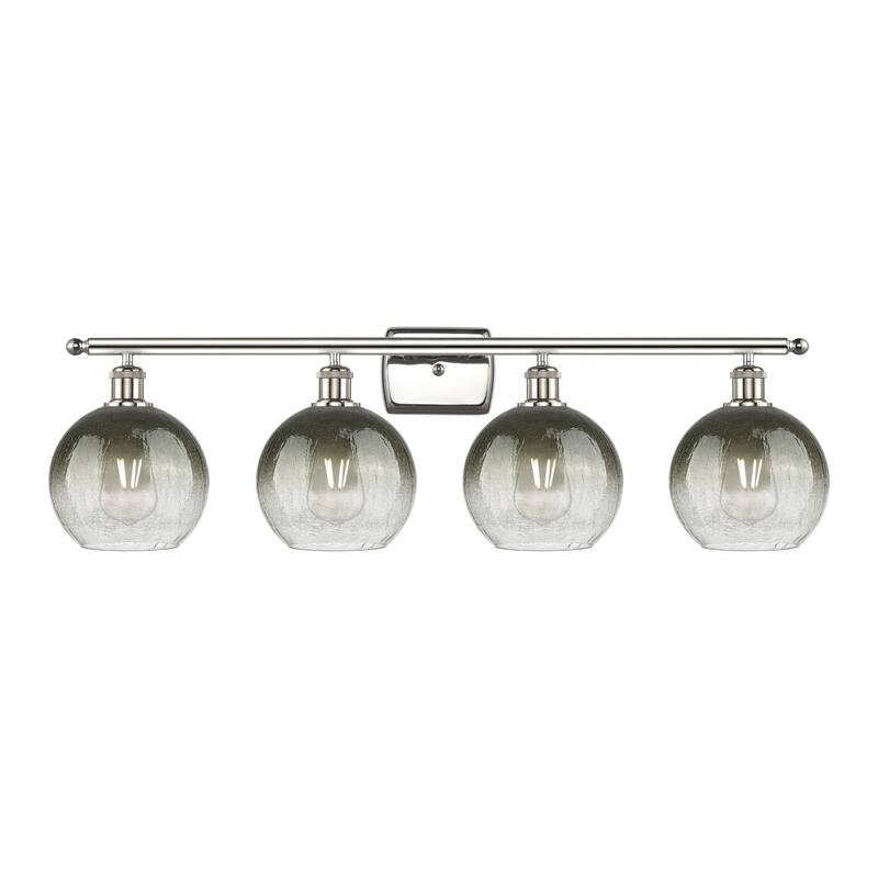 Innovations Lighting Endless Possibilities Ballston - Brookhaven Globe - 4 Light 38" Bath Vanity Light