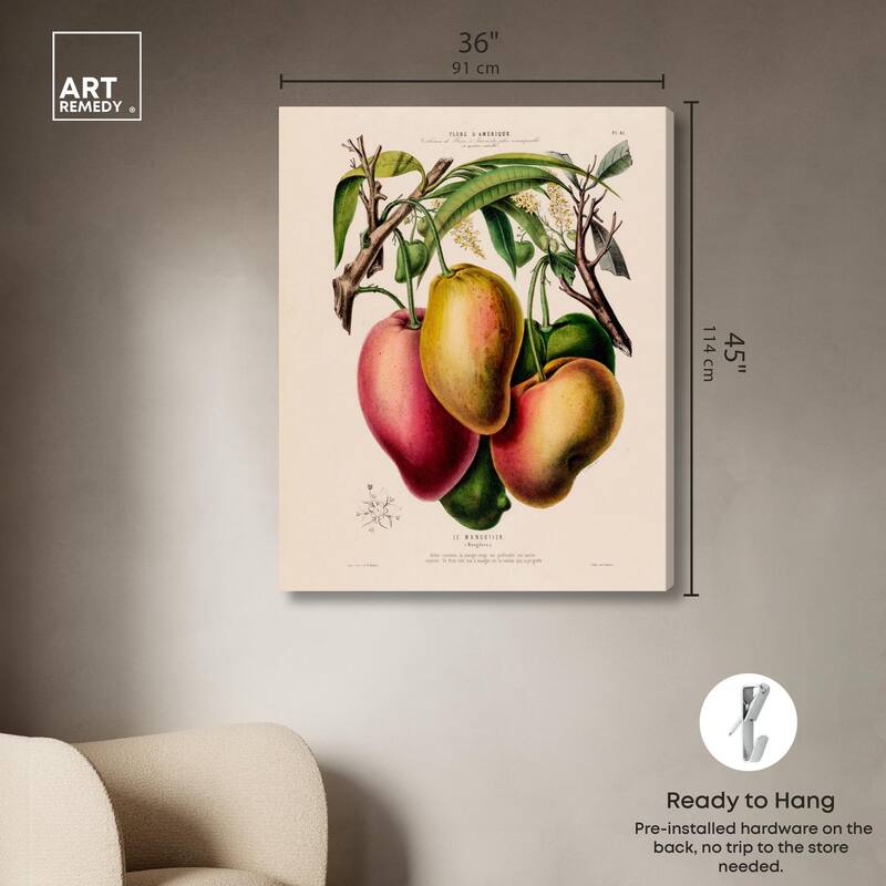 Mangoes by Etienne Denisse Canvas by Art Remedy, Gallery Wrapped