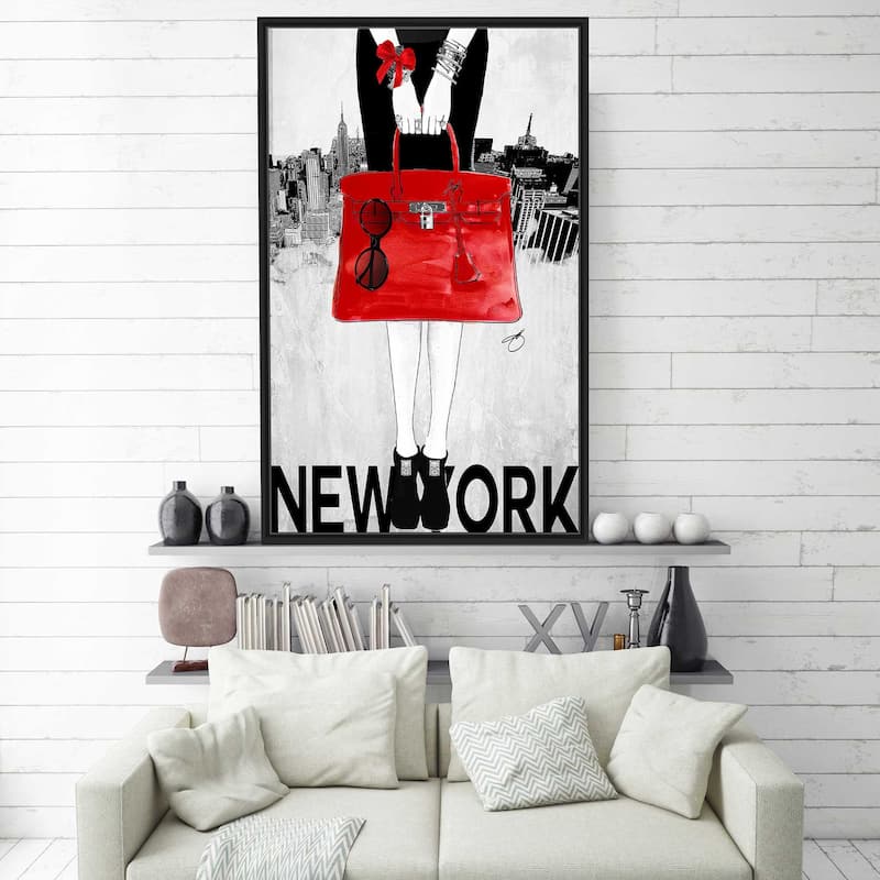 "Nyc" by Jodi Print on Floating Canvas