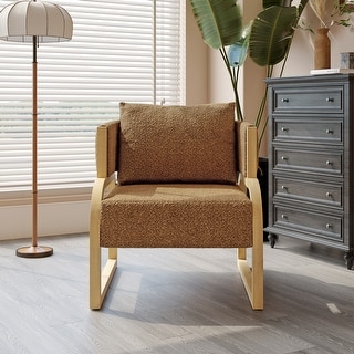Corvus Danzig Teddy Fabric 1-Piece Accent Chair
