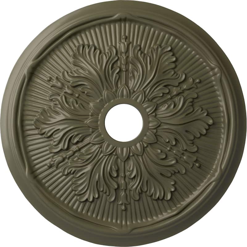 23 3/4"OD x 3 5/8"ID x 1 7/8"P Luton Leaf Ceiling Medallion