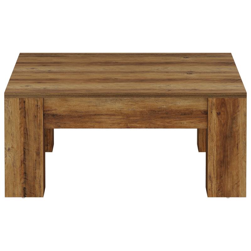 Wood Coffee Table, Tea Table Cocktail Table, Living Room Accent Center Table