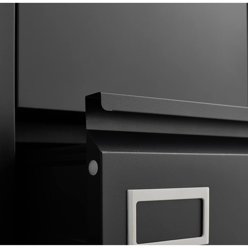3 Drawer File Cabinet with Lock,Two Drawer Filing Cabinet,Vertical Metal File Cabinet for Home Office Organizer Storage Cabinet