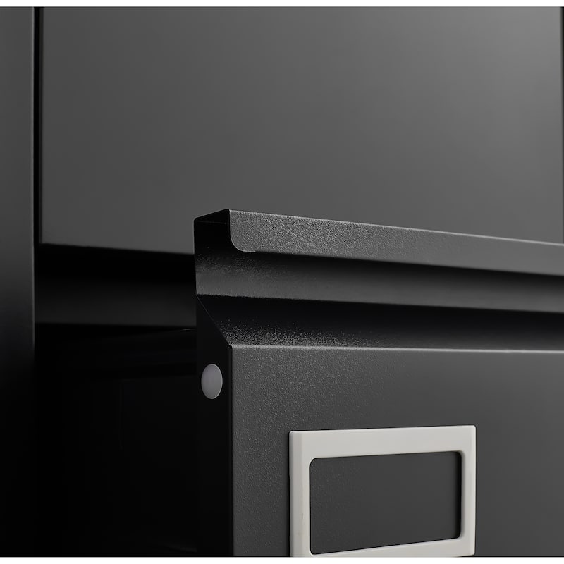 4 Drawer Vertical File Cabinet with Lock,Filing Cabinet, Metal Filing Cabinet Storage Cabinet Letter Size/A4/Legal File