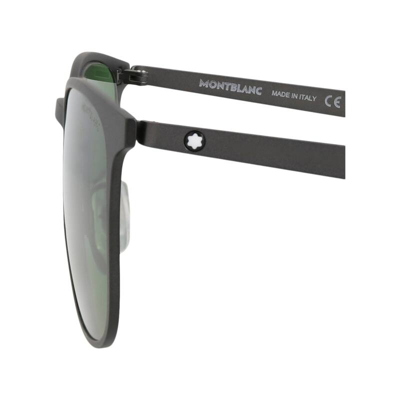 Montblanc Square-Frame Metal Sunglasses