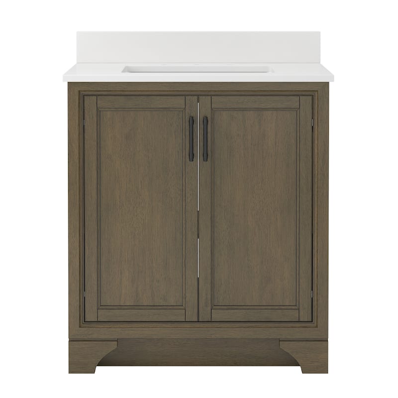 CRAFT + MAIN LCVT3122-QSW Lanagan 31" Free Standing Single Basin - Shaded Timber