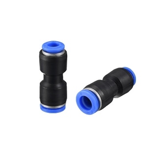 10Pcs Push to Connect Fittings Tube Elbow Connect 8mm or 5/16" od Black 