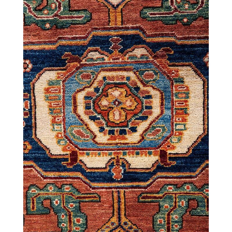 Serapi One-of-a-Kind Hand-Knotted Area Rug - Orange, 8' 2" x 9' 11" - 8' 2" x 9' 11"