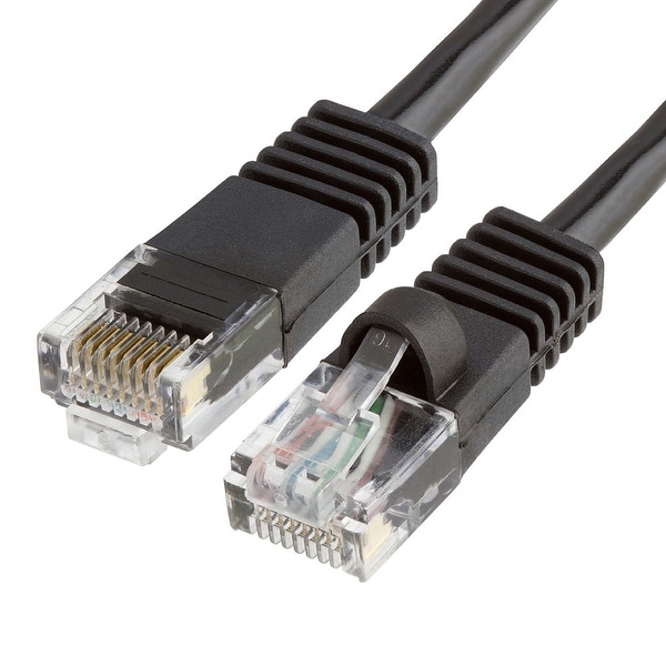 Cat5e Ethernet Network Patch Cable 350 MHz RJ45 - 75 Feet Black