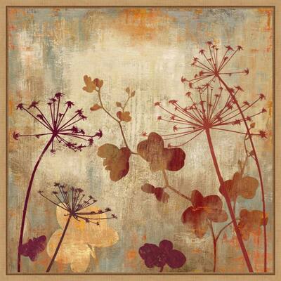 Canvas Art Framed 'Wild Field' by Aimee Wilson 16 x 16-inch