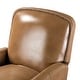 preview thumbnail 21 of 96, Gladis Modern Retro Genuine Leather Recliner with Nailhead Trim Set of 2 by HULALA HOME