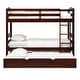 preview thumbnail 22 of 79, Walker Edison Solid Wood Twin Size Bunk Bed with Trundle