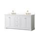 Option White / White Quartz Top / Brushed Gold Hardware