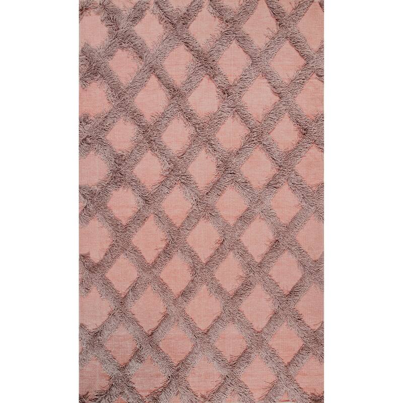 Nuloom Francene Diamond Trellis Shag Area Rug