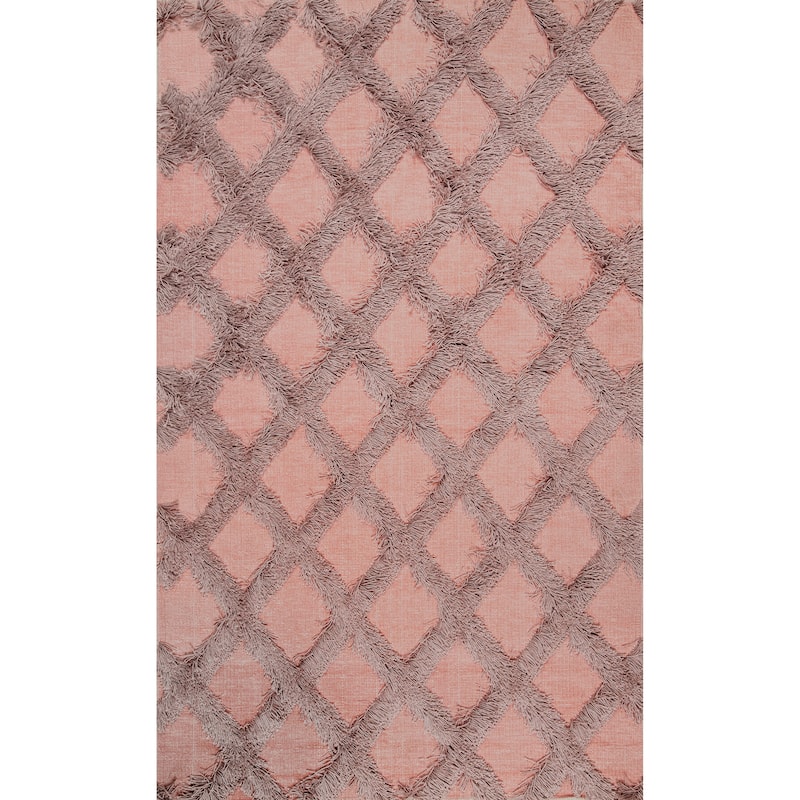 Nuloom Francene Diamond Trellis Shag Area Rug