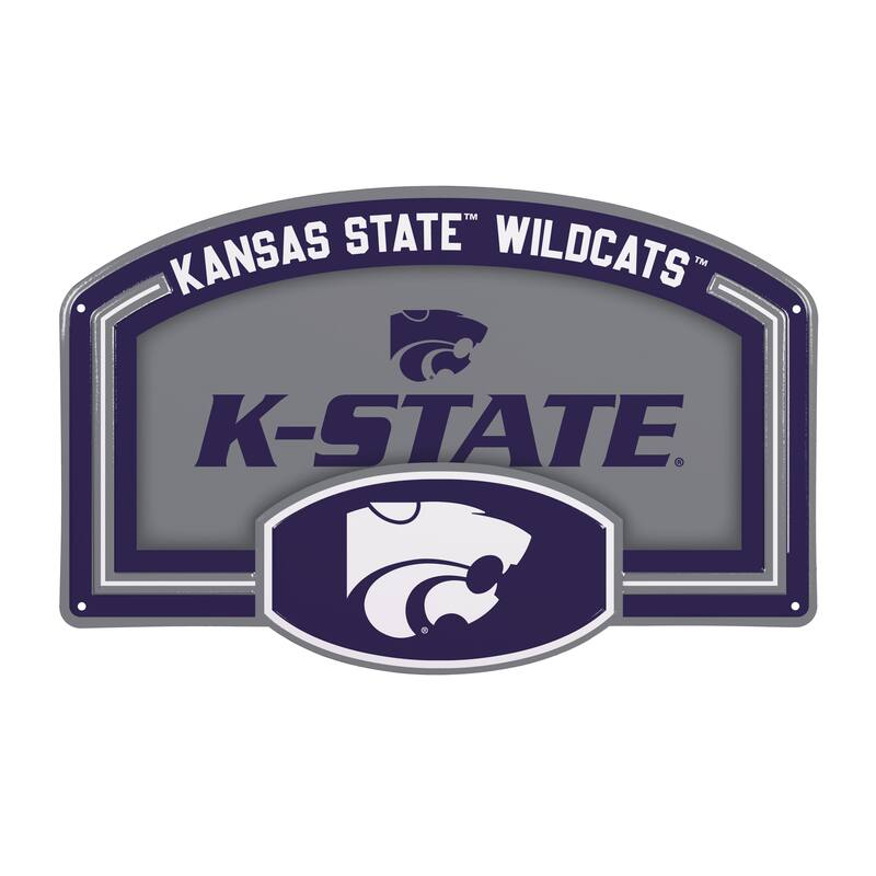 Kansas State University Embossed Steel Wall Sign, 11" x 17"
