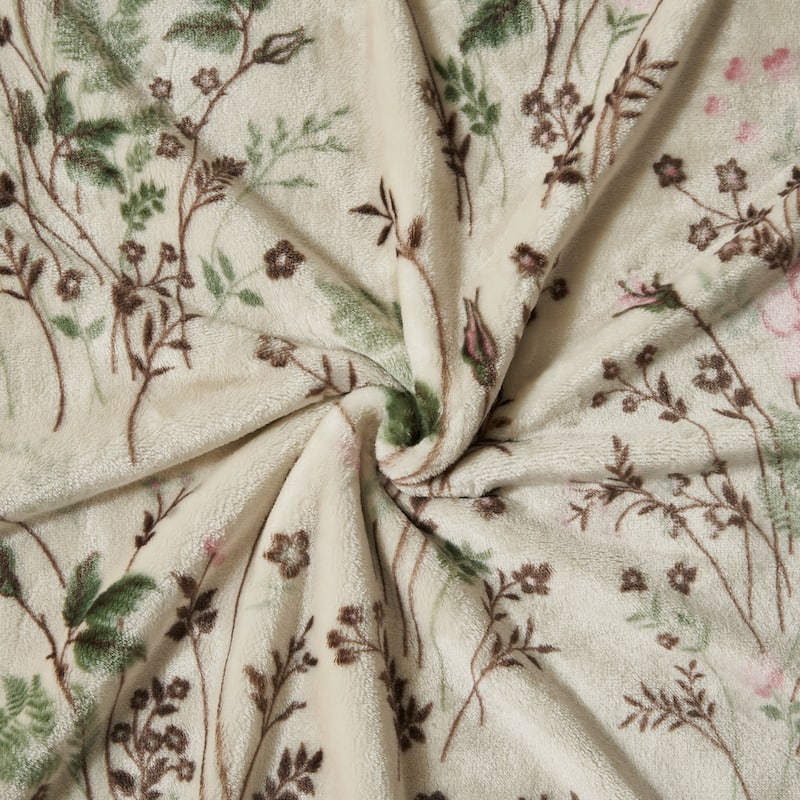 Lucky Brand Wild Flower Blankets Plush