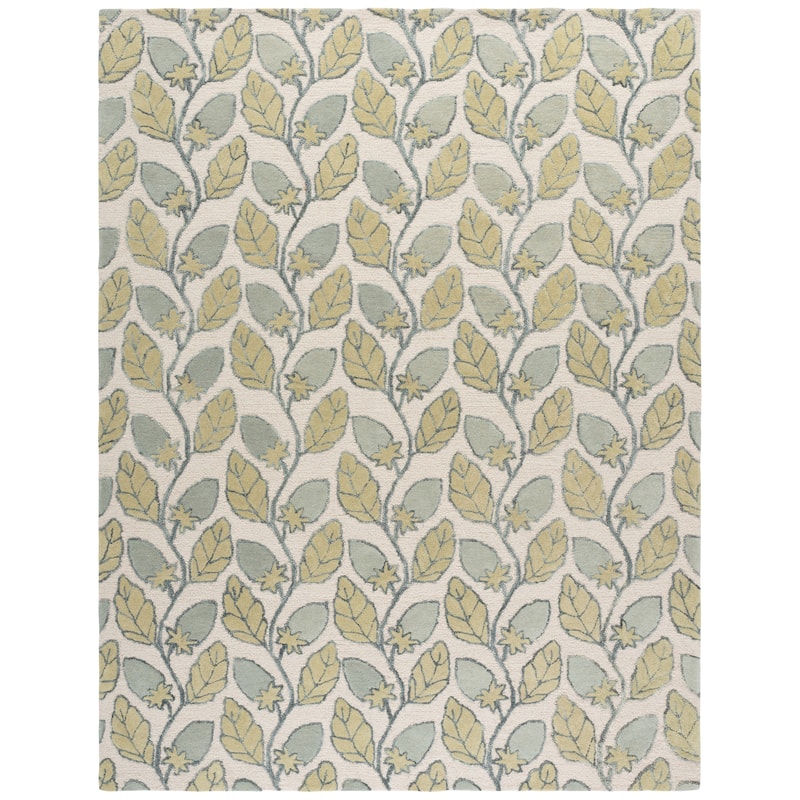 SAFAVIEH Handmade Jardin Magdaleen Wool Rug - 9' x 12' - Green