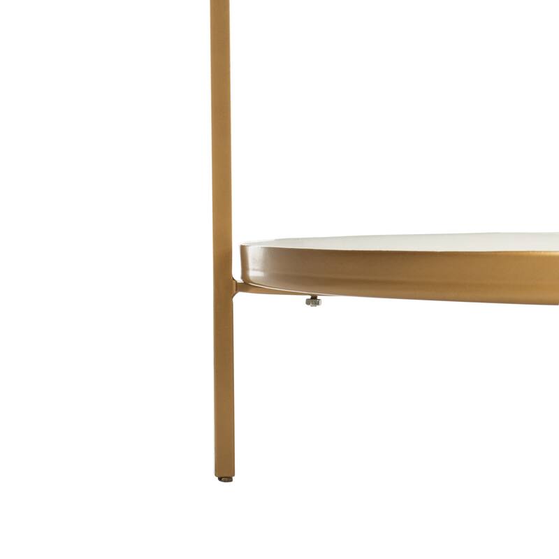 SAFAVIEH Syble Round 5-Tier Etagere - 20" x 20" x 53" - 20Wx20Dx53H
