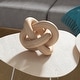 preview thumbnail 26 of 29, Devante Wood knot Sculpture Small Natural Brown