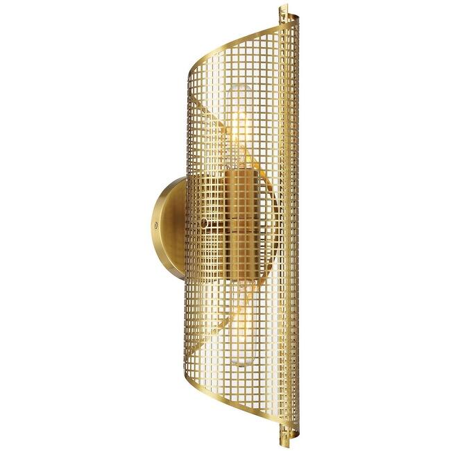 Savoy House 9-8030-2 Hillbourne 20" Tall Bathroom Sconce - Warm Brass