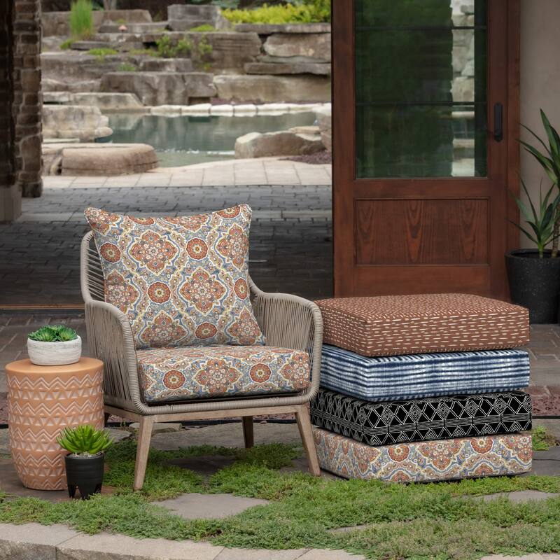 ARDEN 24x24-inch Outdoor Deep Seat Cushion Set
