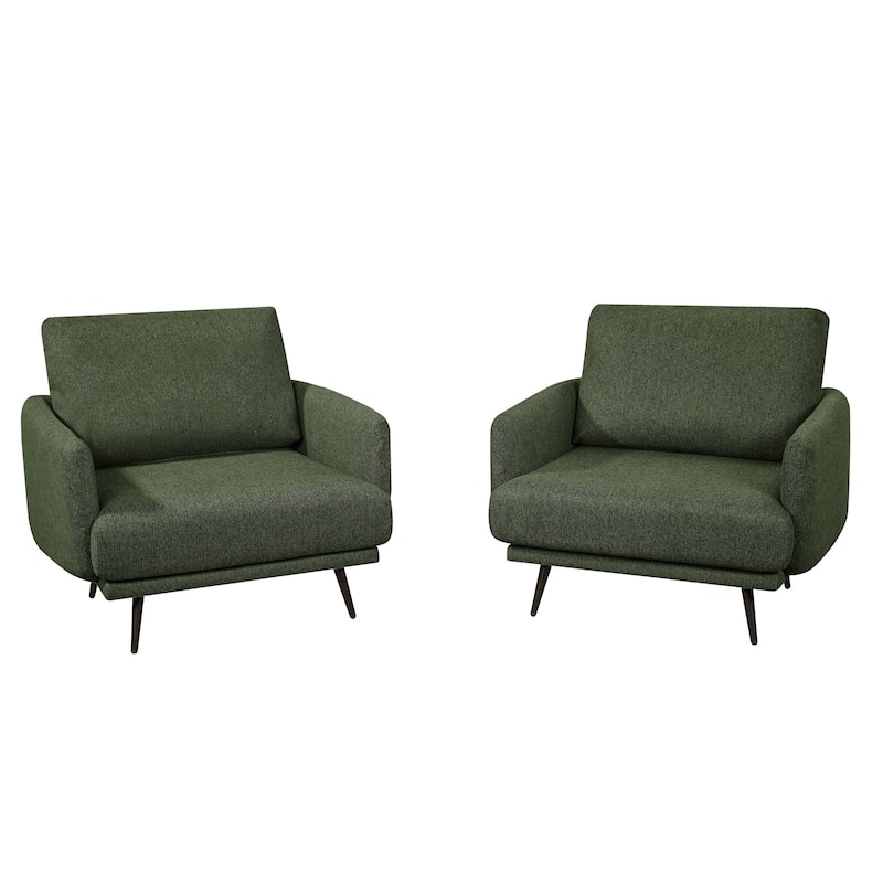 Karaka 37.5"W Oversized Armchair Leisure Sofa Accent Chair (Set of 2)