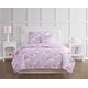 preview thumbnail 1 of 2, Porch & Den Nahcotta Unicorn and Rainbow 4-piece Quilt Set Full