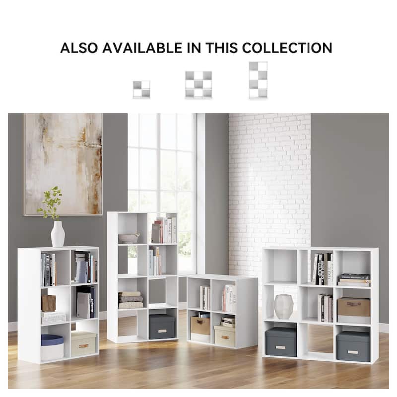 Signature Design by Ashley Onita White 6 Cube Organizer - 24" W x 12" D x 35" H