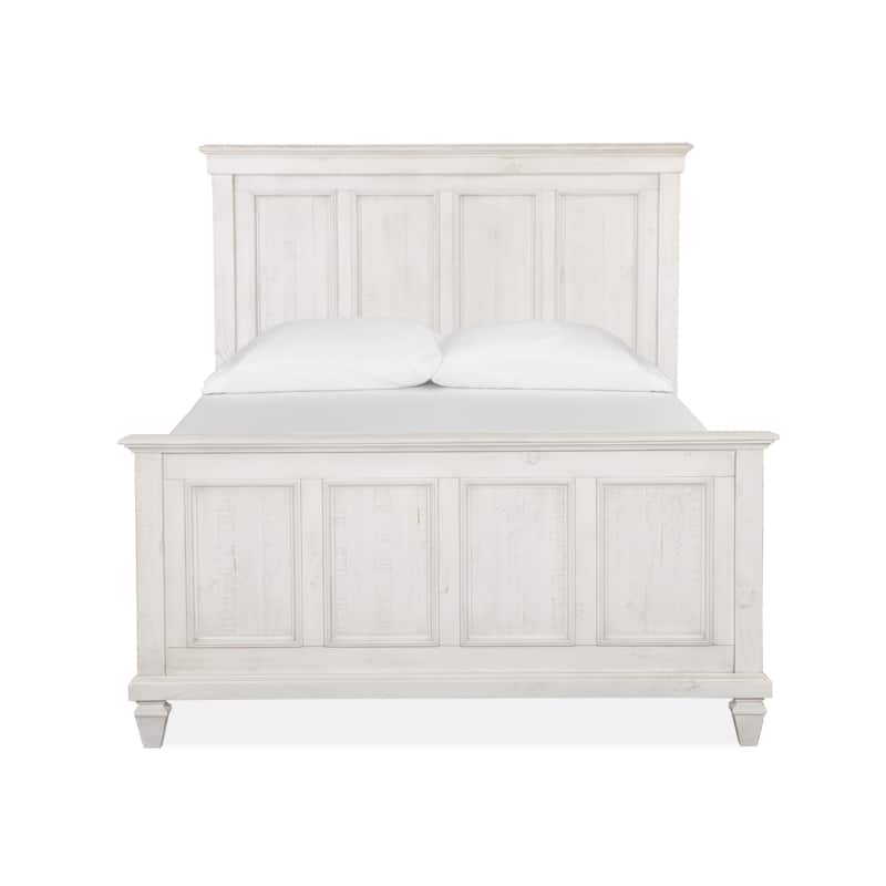 Magnussen Home Newport Alabaster Queen Panel Bed