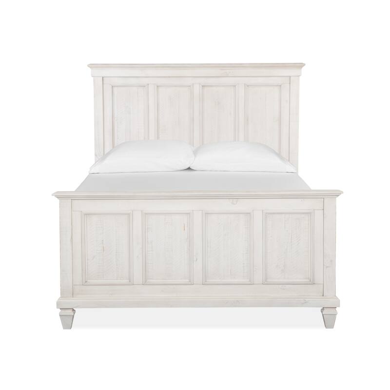 Magnussen Home Newport Alabaster Queen Panel Bed