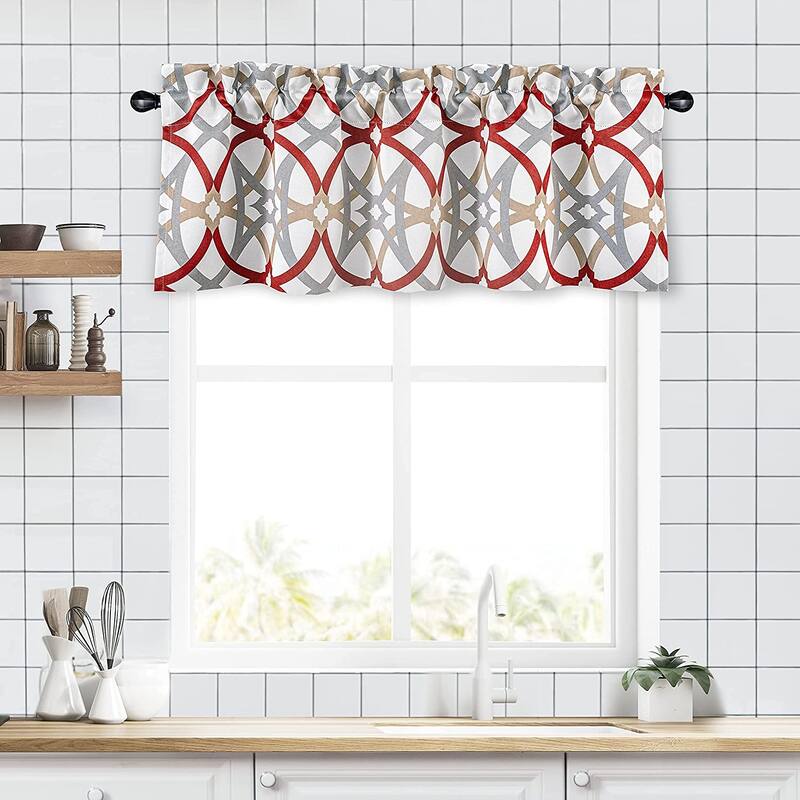 DriftAway Alexander Spiral Geo Trellis Pattern 3 Pieces Kitchen Set