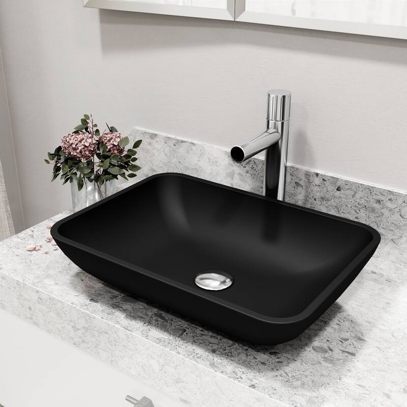 VIGO Ashford 11" H Single Handle Single Hole Vessel Bathroom Faucet