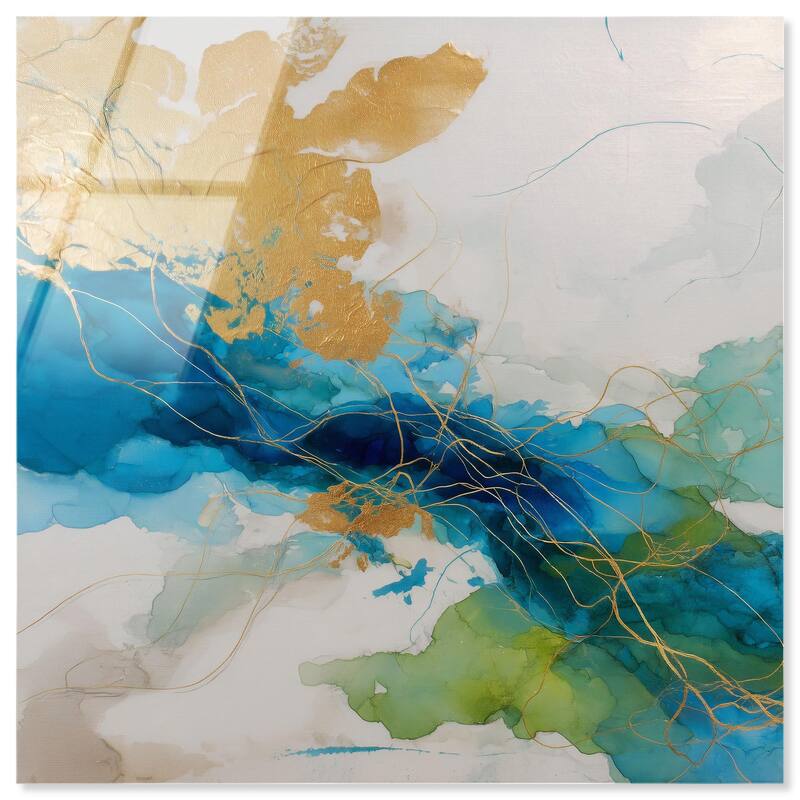 Alconia II Acrylic by Art Remedy, Ready to Hang - 16" x 16"