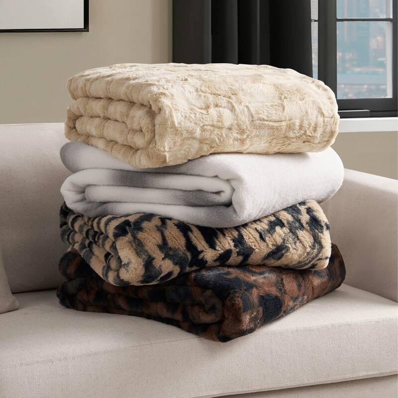 Nine West Faux Throw Blanket