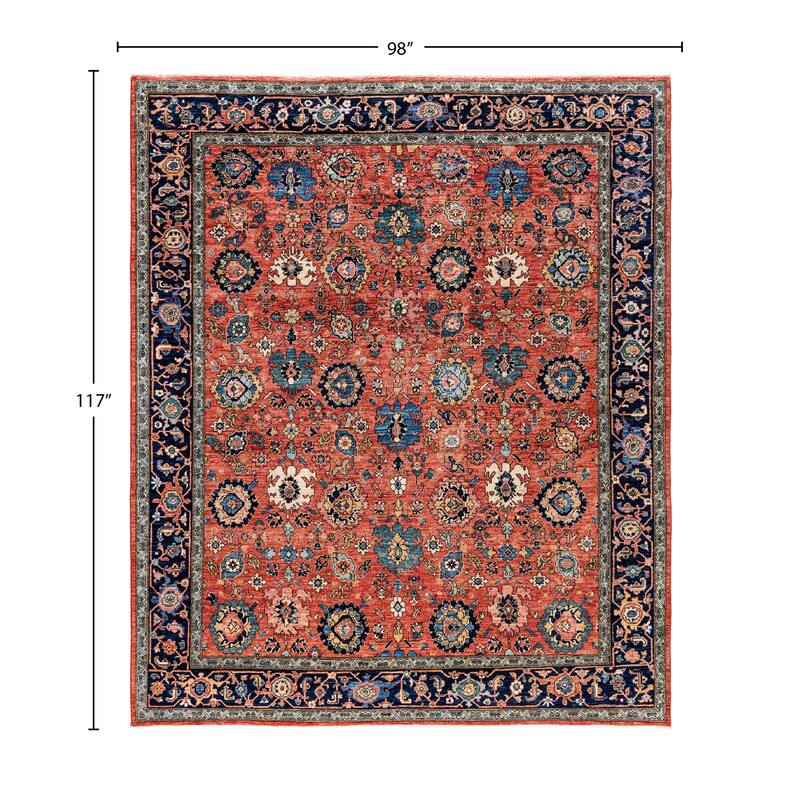 Serapi One-of-a-Kind Hand-Knotted Area Rug - Red - 8' 2" x 9' 10"