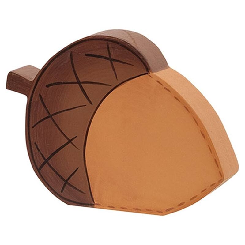 Fall Icon Chunky Wood Sitter Autumn Table Decor 3 Asstd. - 3” x 4” x 0.75”